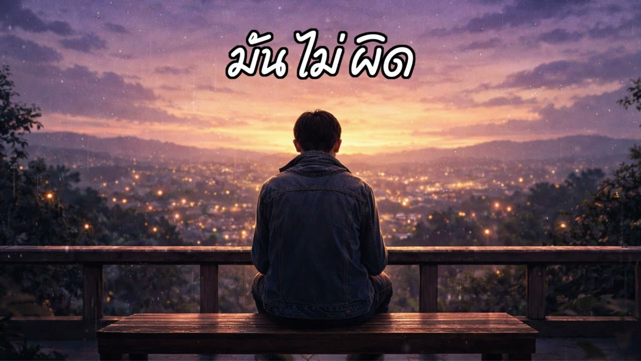papaballstudio - มันไม่ผิด (Lyrics)