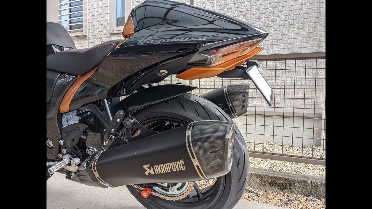【Hayabusa 】フェンダーレスキットがやってきた！熱～い中取付けしました！