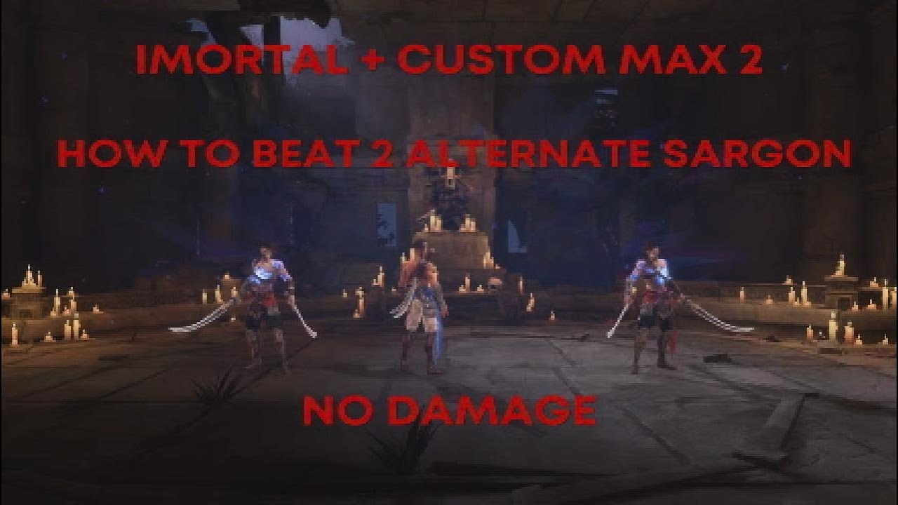 PRINCE OF PERSIA THE LOST CROWN HOW TO BEAT 2 ALTERNATE SARGON BOSS (NO DAMAGE)