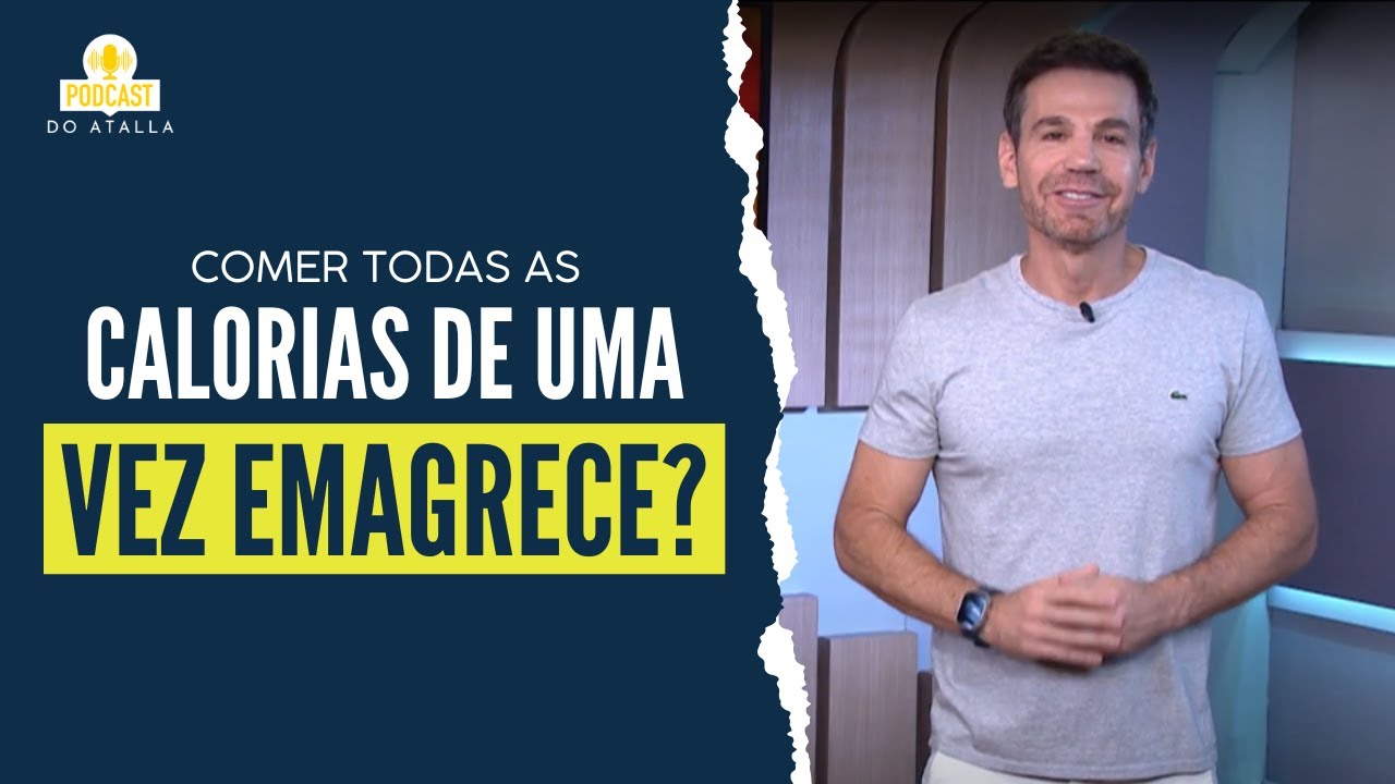 Fazer UMA REFEI&Ccedil;&Atilde;O POR DIA emagrece? | MARCIO ATALLA