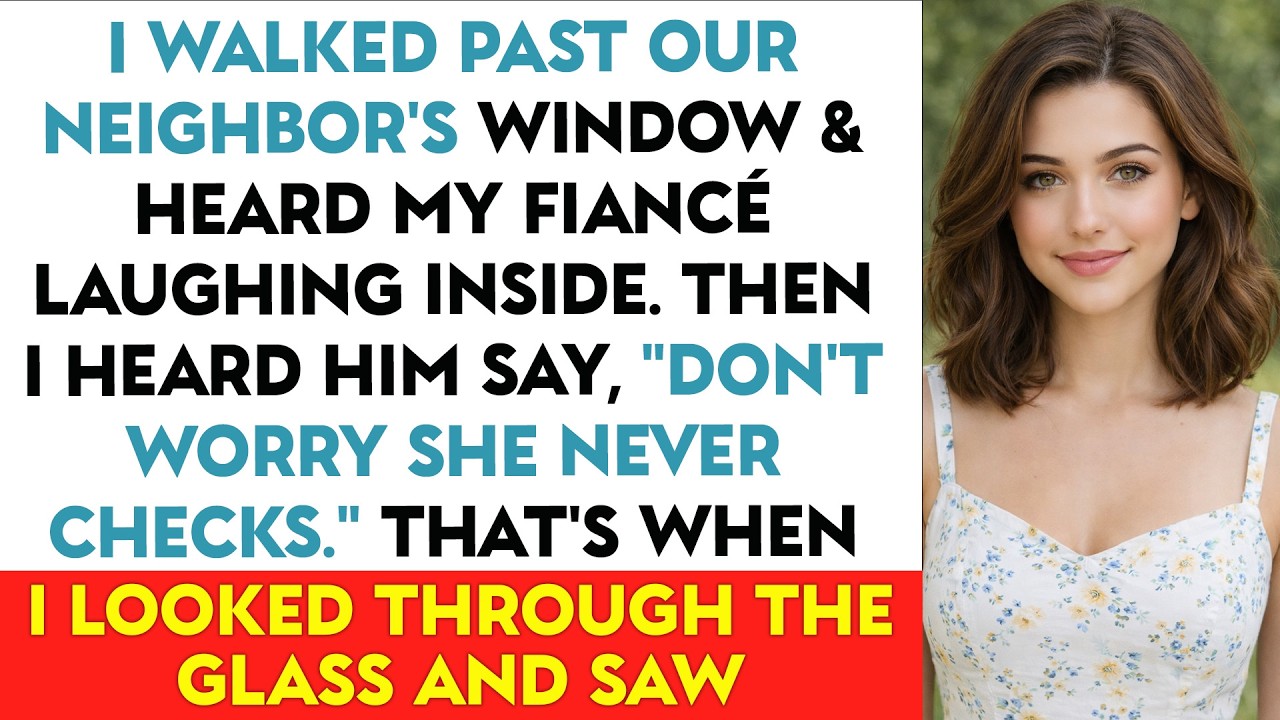 I Walked Past Our Neighbor's Window & Heard My Fiancé Laughing Inside. Then I Heard Him Say…