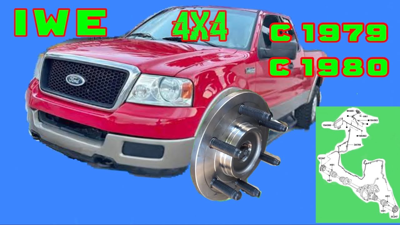 Candados 4x4 Ford F150 C1979 C1980 IWE Diagrama Vacuum Daña la Transmisión