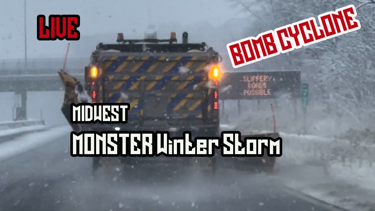 LIVE MIDWEST Winter Storm -  Chicago