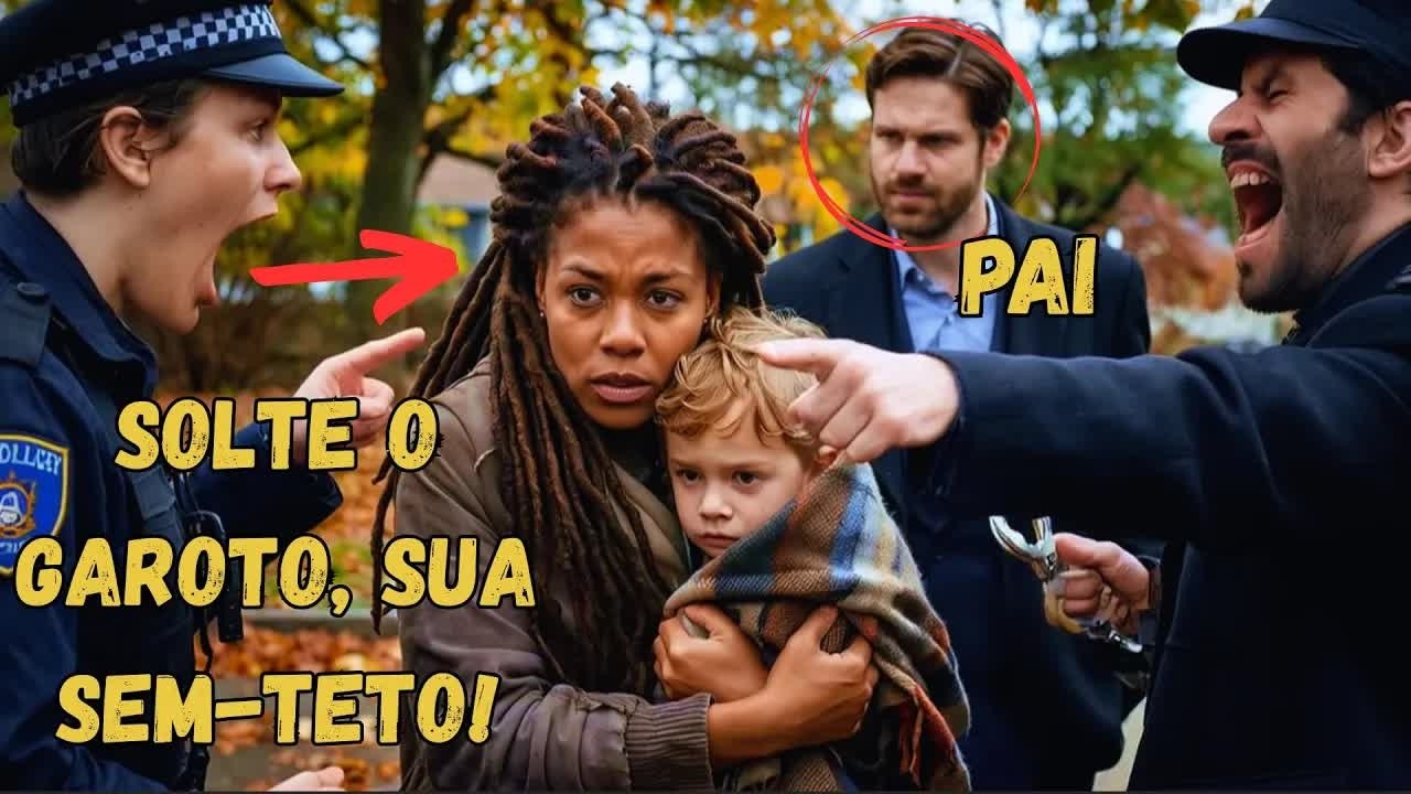 Mulher negra sem-teto ajuda garotinho perdido — mas é humilhada pela polícia… até o pai dele chegar!