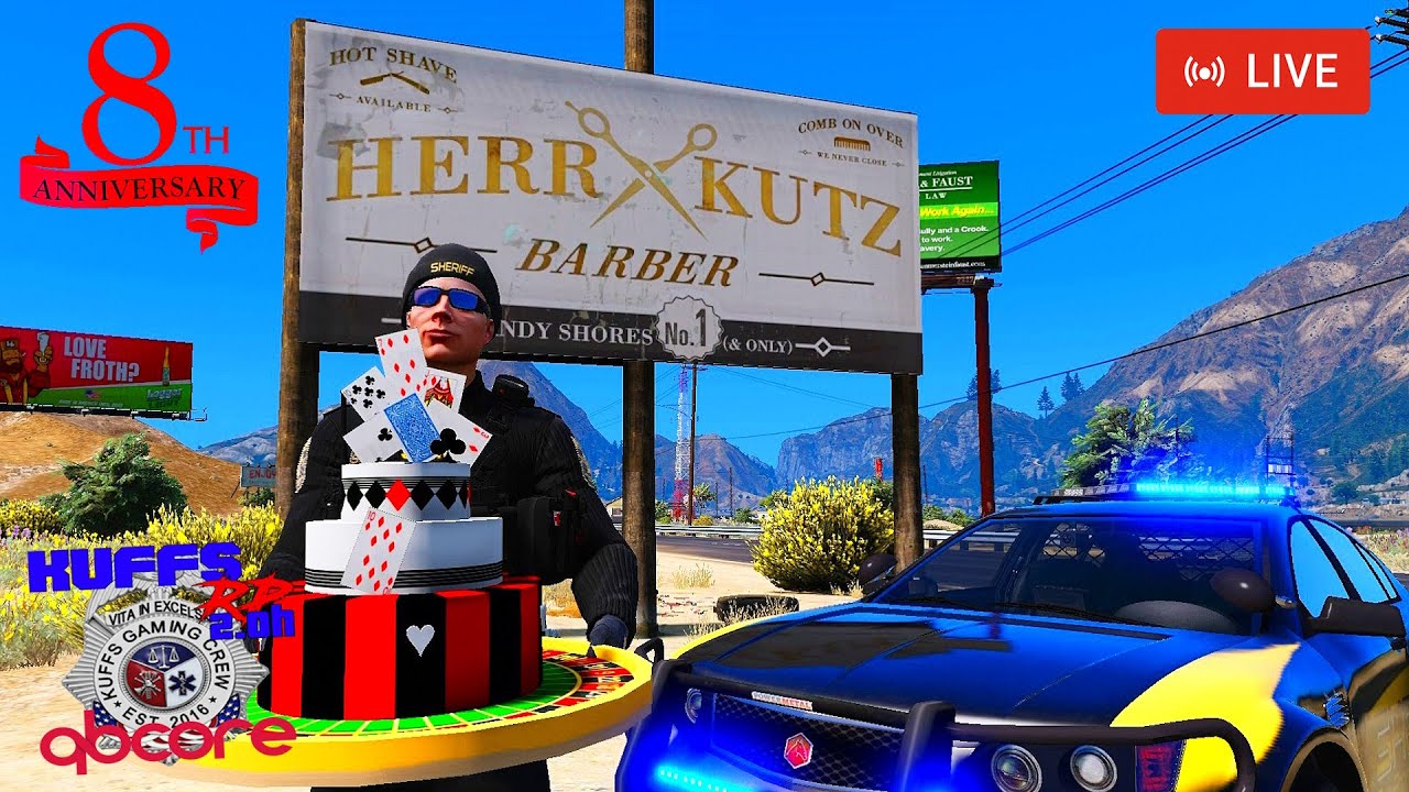 LIVE: GTA V FiveM Roleplay: 🎂My 8th Kuffs Anniversary!!!🎂