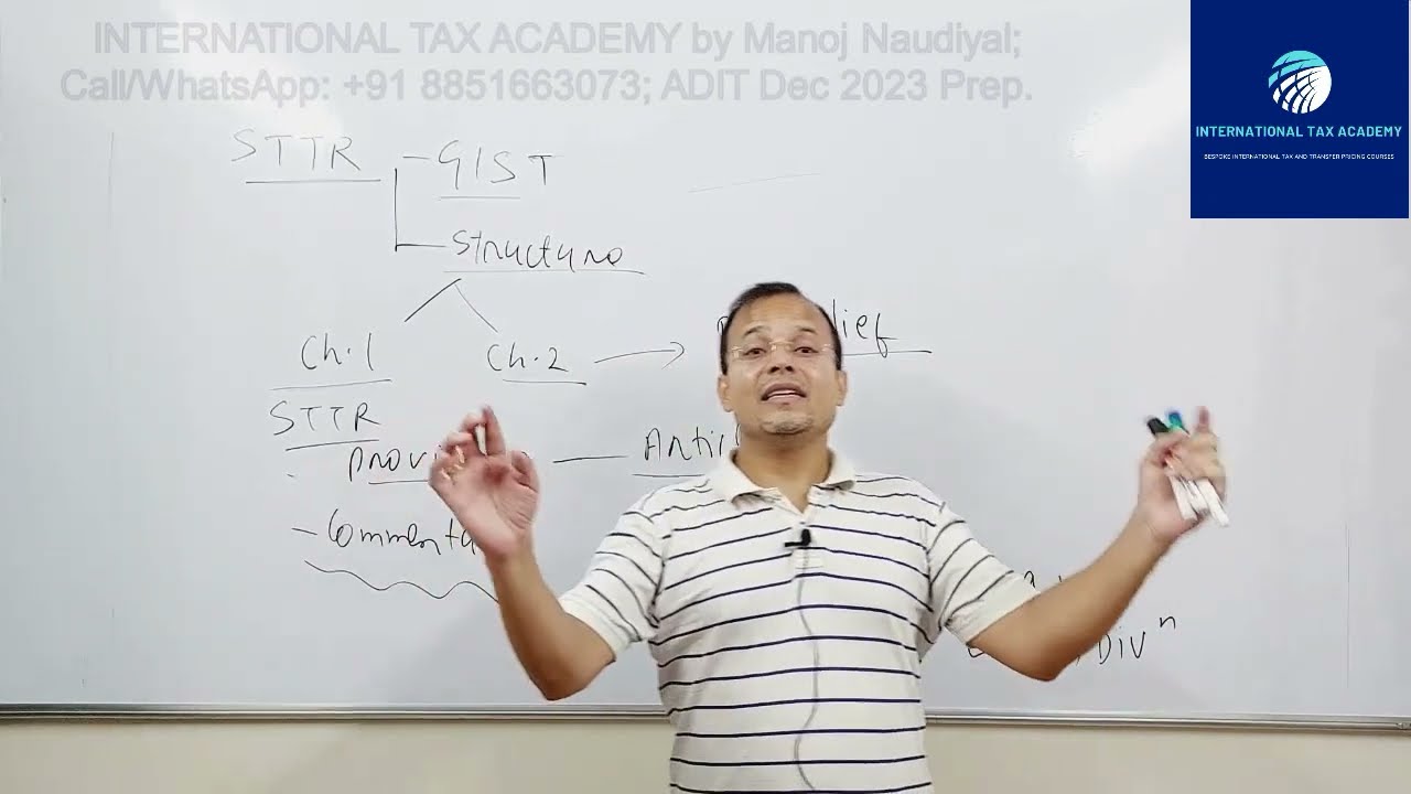 INTERNATIONAL TAX ACADEMY- STTR -OECD Pillar 2 - Part 2 #adit #internationaltax#transferpricing#oecd