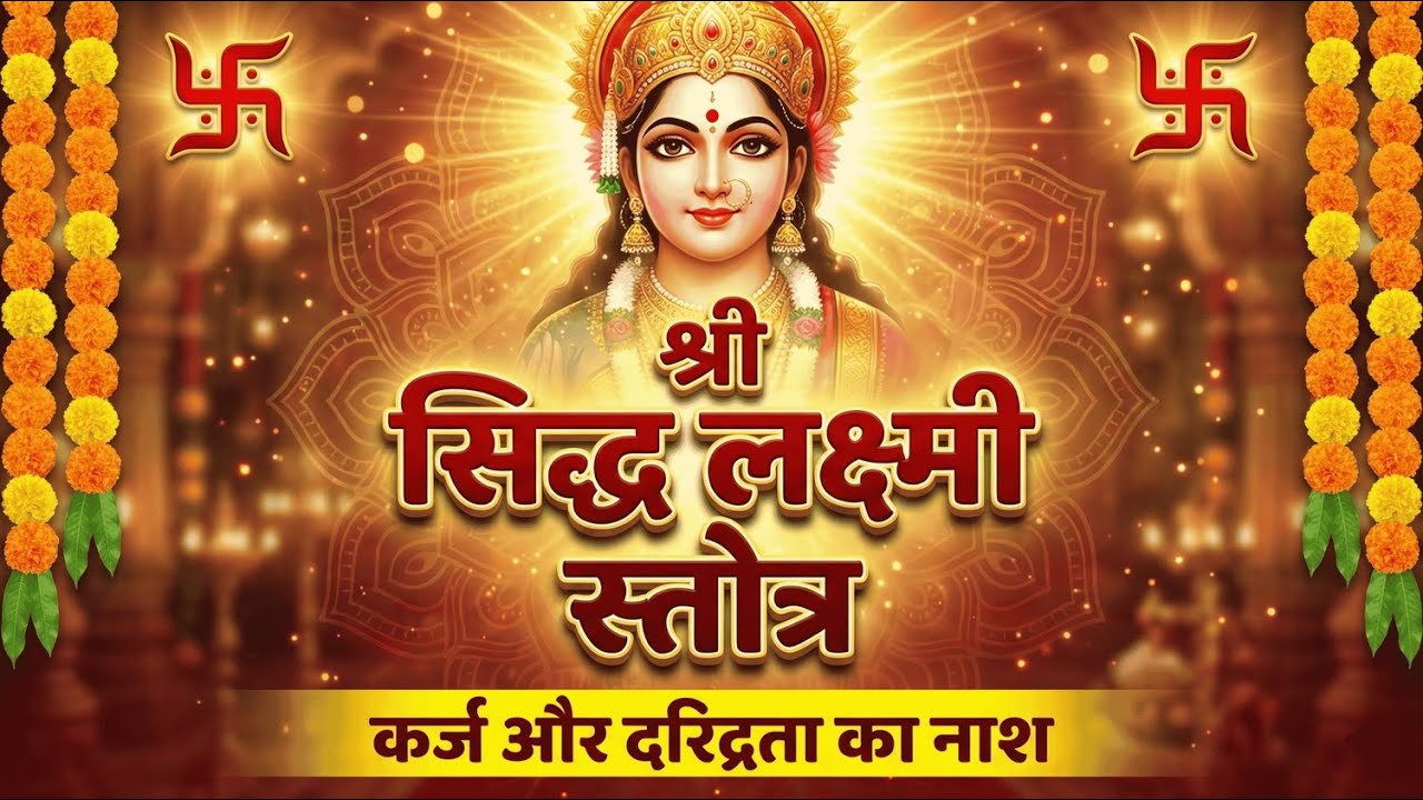 Powerful Siddha Lakshmi Stotram | कर्ज और दरिद्रता नाश | Immediate Wealth & Debt Removal