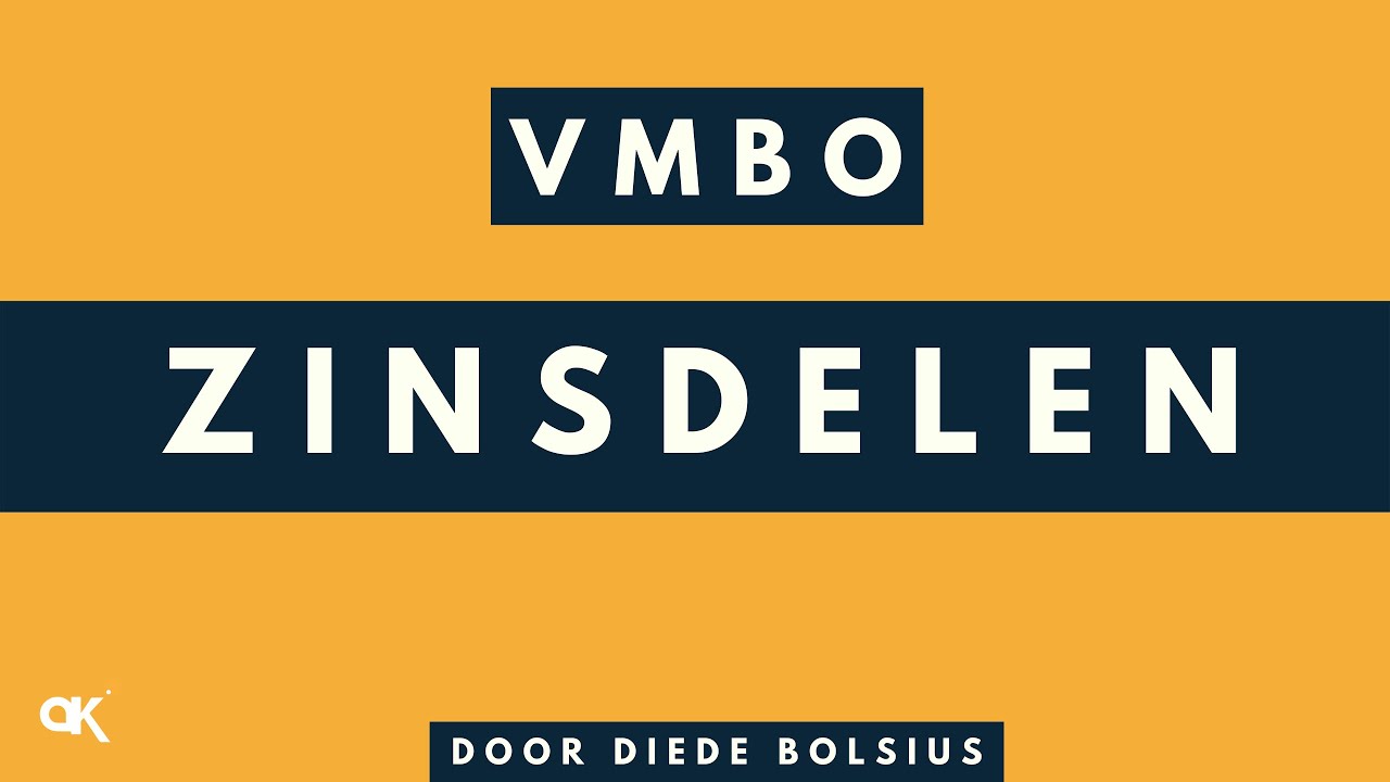 Zinsdelen -voor vmbo-