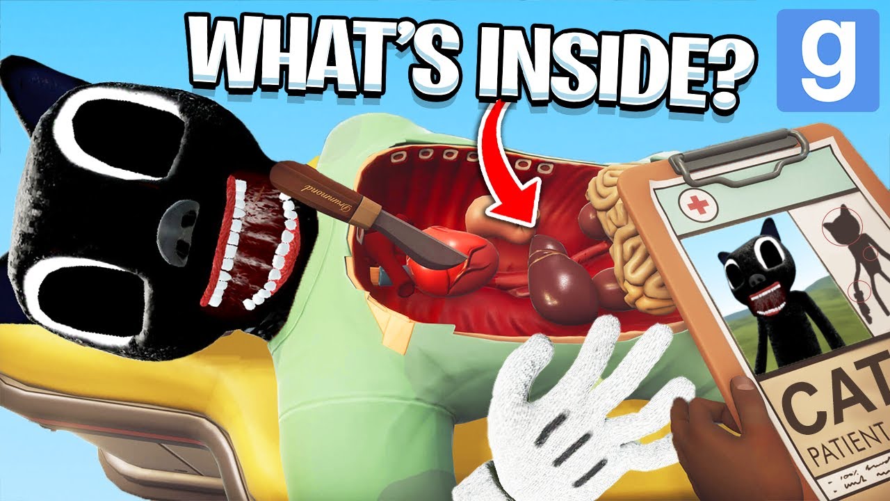 WHAT'S INSIDE... TREVOR HENDERSON CREATURES?! (Garry's Mod Sandbox) | JustJoeKing