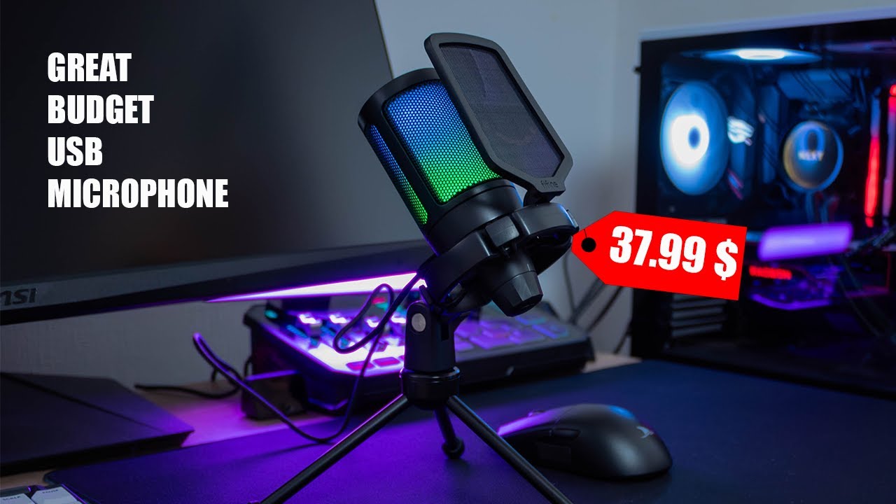 Great Budget USB Microphone | Fifine AMPLIGAME A6V | Review