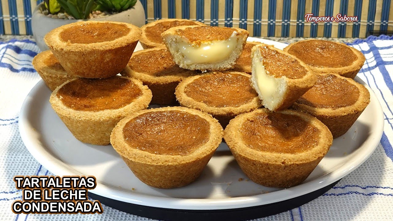 TARTALETAS DE LECHE CONDENSADA Solo 5 Ingredientes PREPÁRALA PORQUE ENCANTA