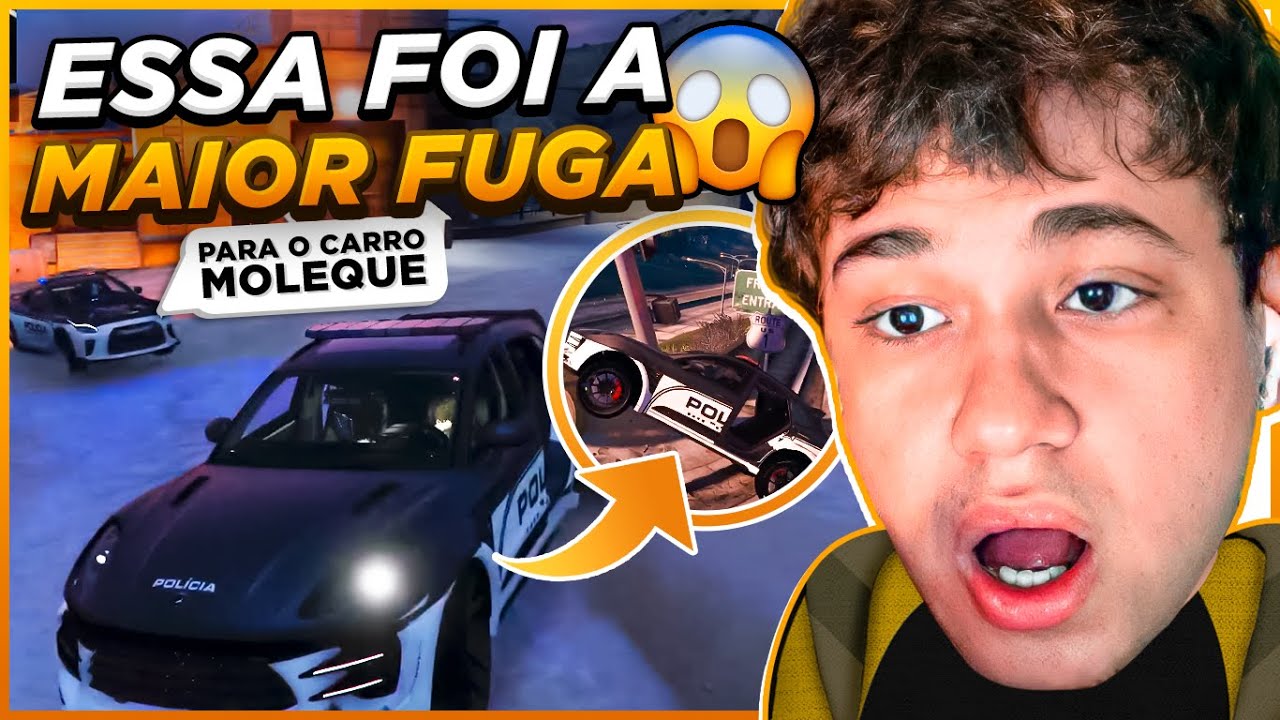 BRUNINHO ROUBOU UMA VTR DA POLICIA E FOI PRESO! - GTA RP