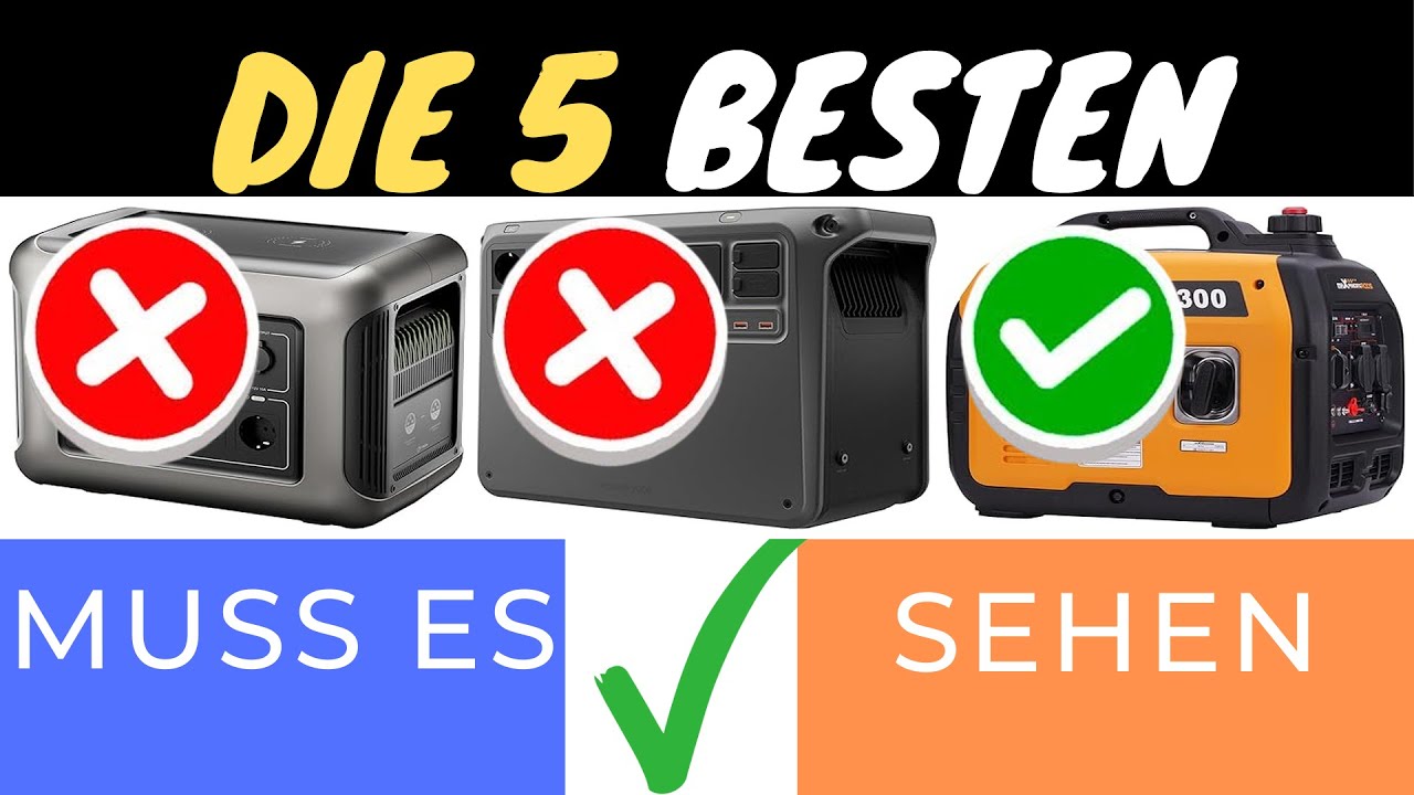 DIE 3 BESTEN LEISEN 3000W NOTSTROMAGGREGATE 2025! ⚡️🔇 FINDE DIE PERFEKTE LÖSUNG!