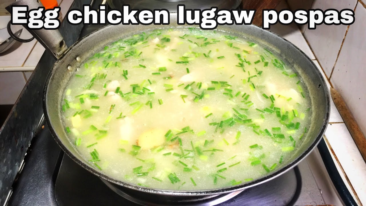 Egg chicken lugaw o pospas masarap na pang umagahan at pang negosyo