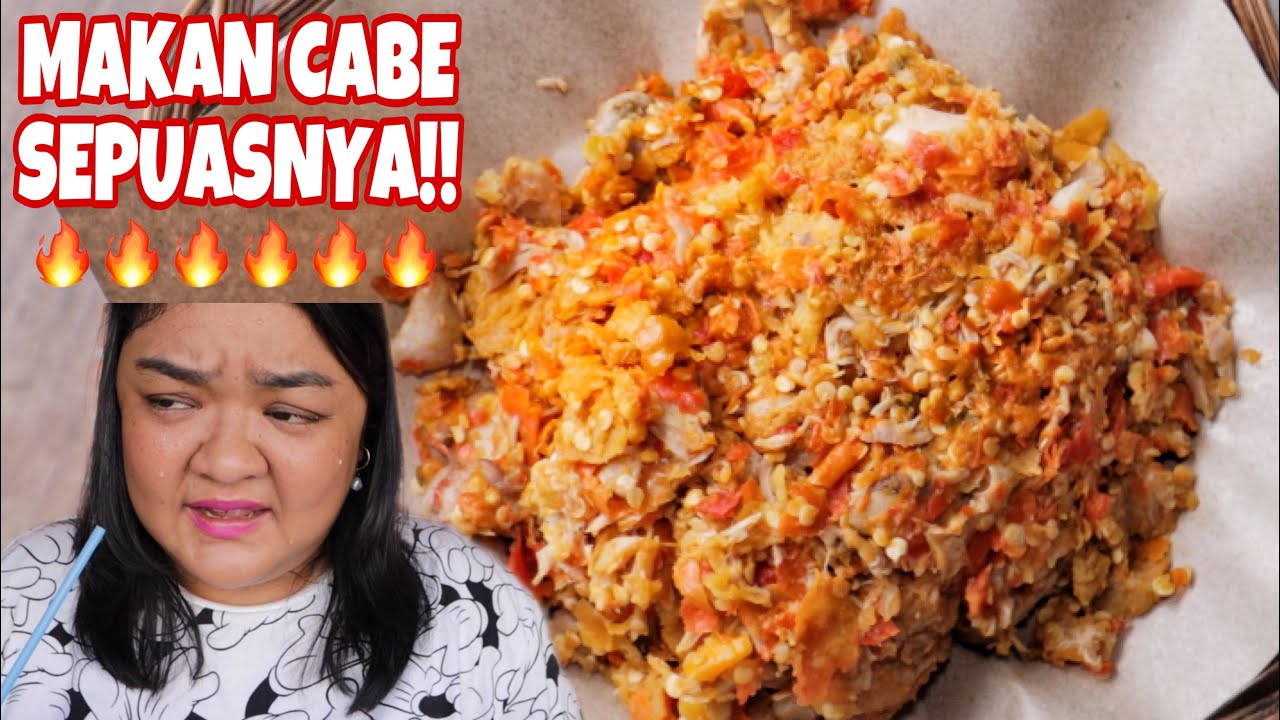 AUTO NANGIS 😭 MAKAN AYAM GEPREK LEVEL PEDAS 50 BIJI CABE  🔥 DI AYAM GEPREK BU RUM