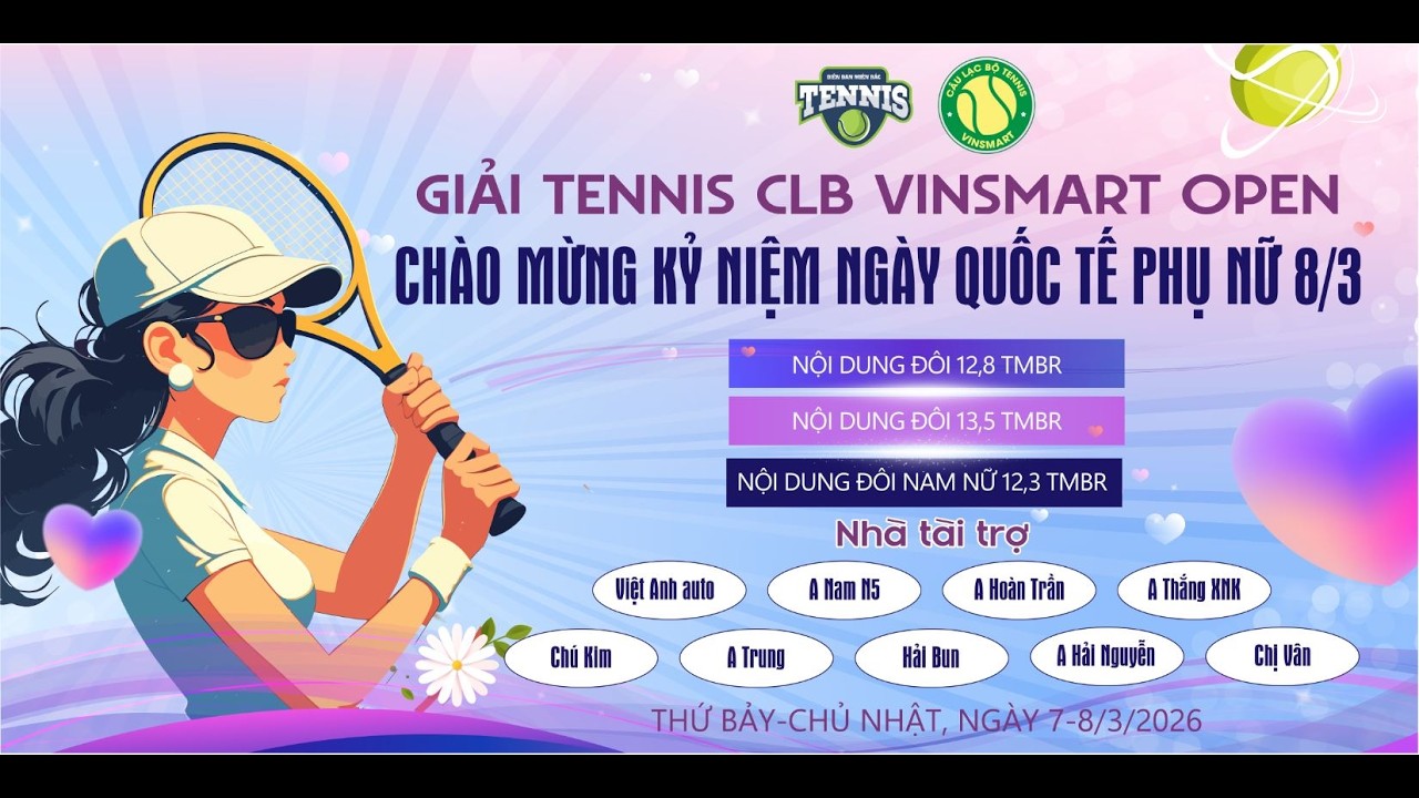 🎾 CHUNG KẾT: TOÀN NINH HIỆP 6,2 - NGA SƠN LA 6,1 & H0ANG GOM 6,35 - THUỶ HB 5,95