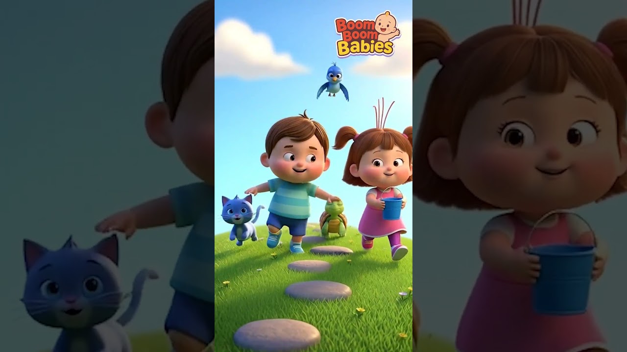 🌟 Jack and Jill Up the Hill | Fun Nursery Rhyme for Kids (Ages 2–4) 🌟 