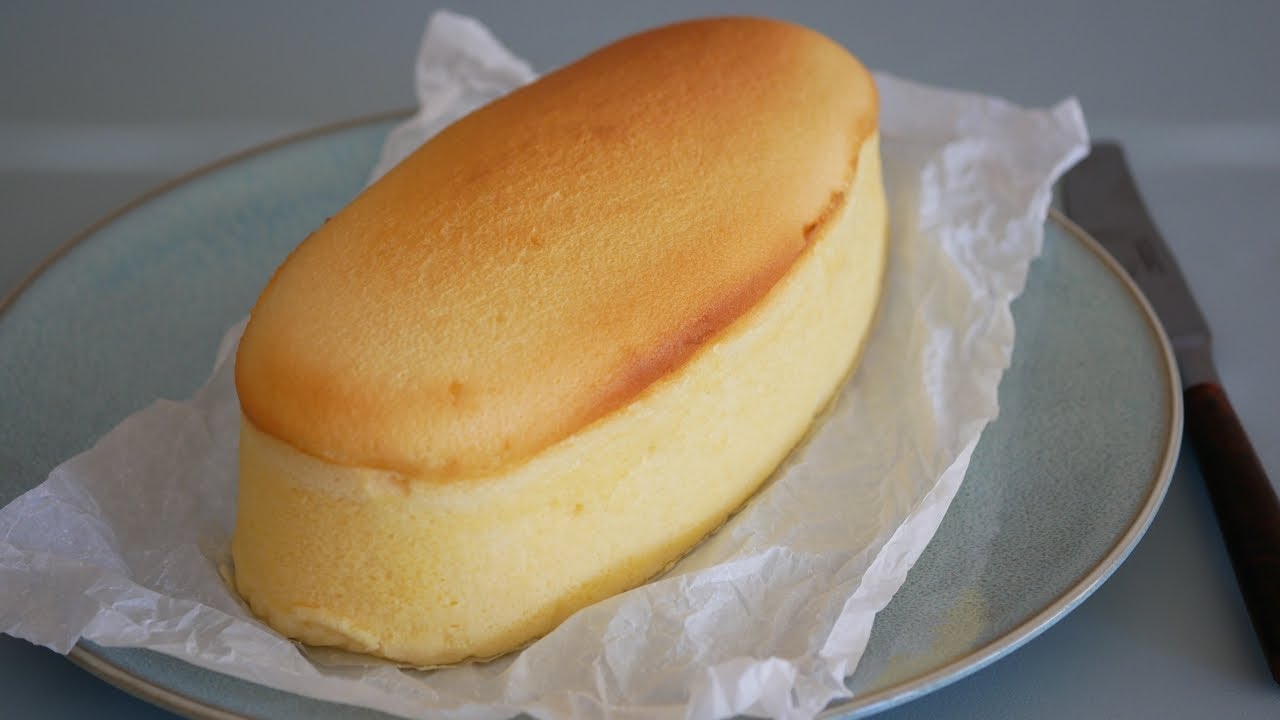 スライスチーズで!ふわしゅわなスフレチーズケーキ♡ | Japanese Cotton Cheesecake