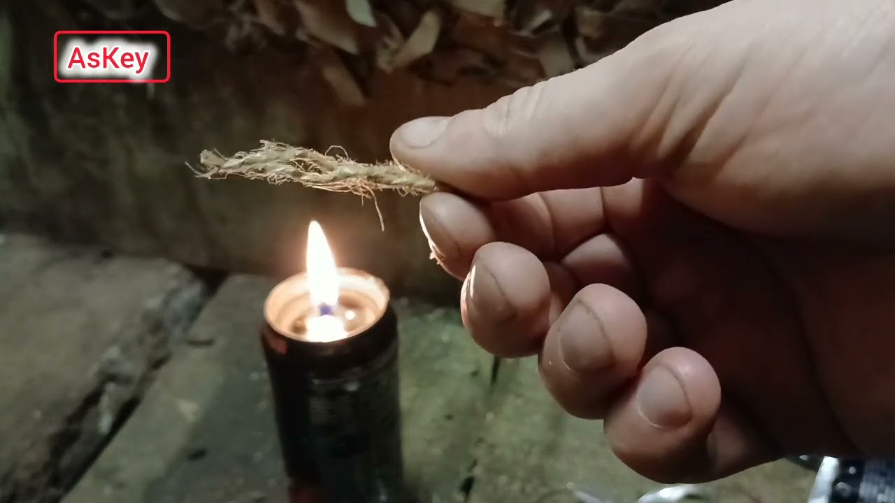 The AsKey trench candle that doesn't smoke. Everything ingenious is simple. Heating dugouts and t...