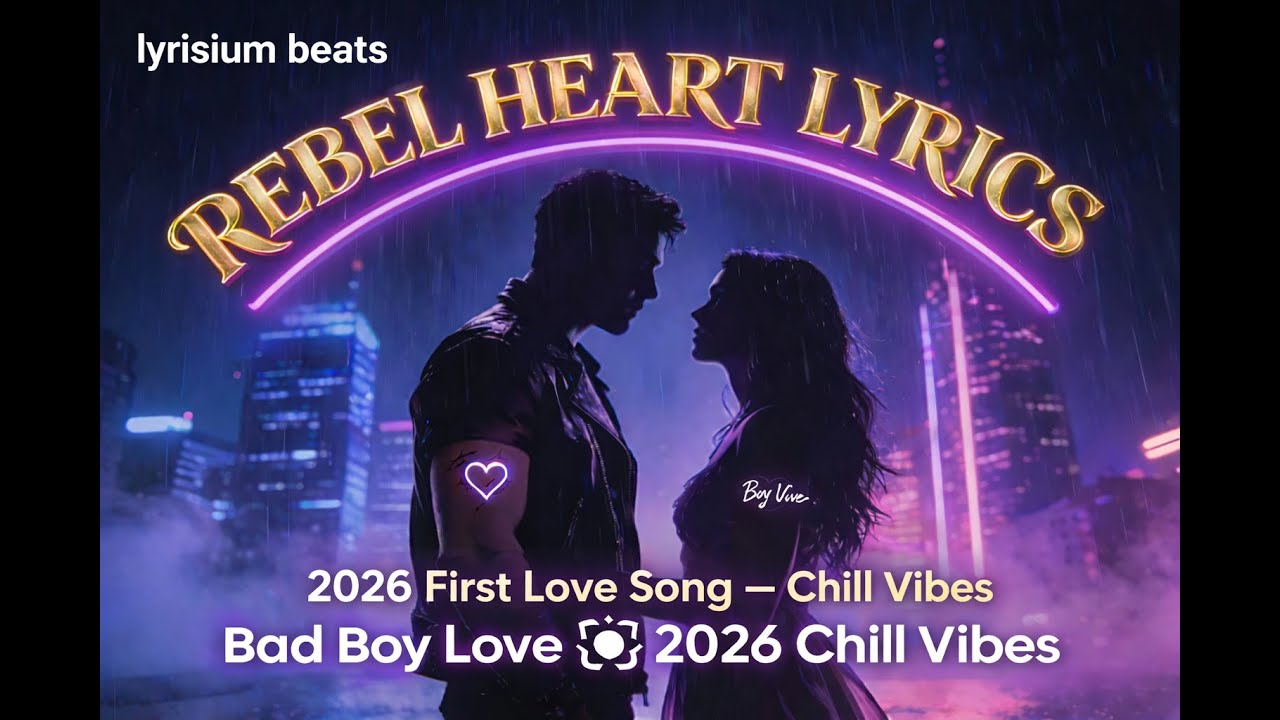 Rebel Heart (Lyrics) ☁️ Bad Boy Love Chill Pop 2026 | Lyrisium Beats
