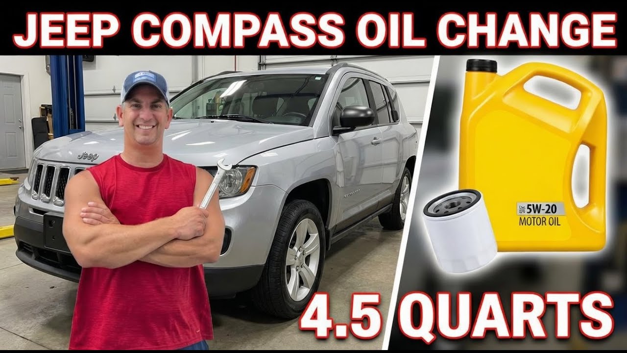 How to Change the Oil & Filter on a 2011–2017 Jeep Compass (DIY SAVE MONEY!)