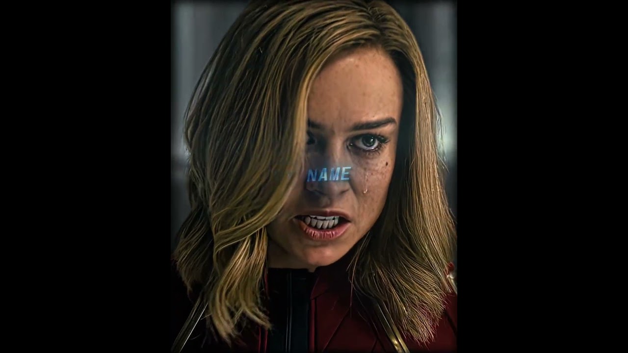 ''My name is Carol''- Captain Marvel 「Edit」(Bxkq - LUZ ROJA  Super Slowed)