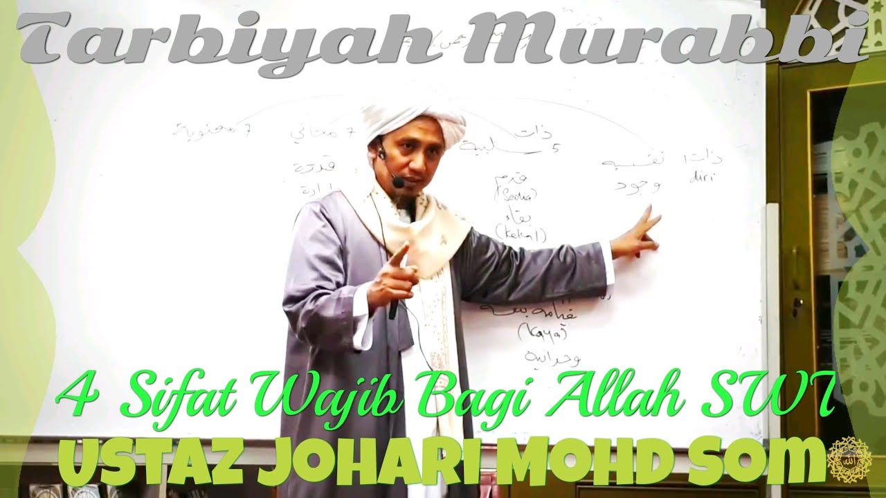 Ustaz Johari Mohd Som | Sifat Nafsiyyah, Salbiyah, Ma'ani & Ma'nawiyah