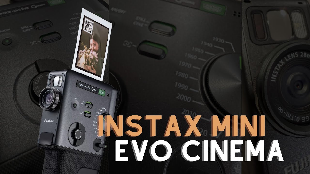 INSTAX MINI EVO CINEMA ... FIRST INSTANT CAMERA HYBRID PART 01