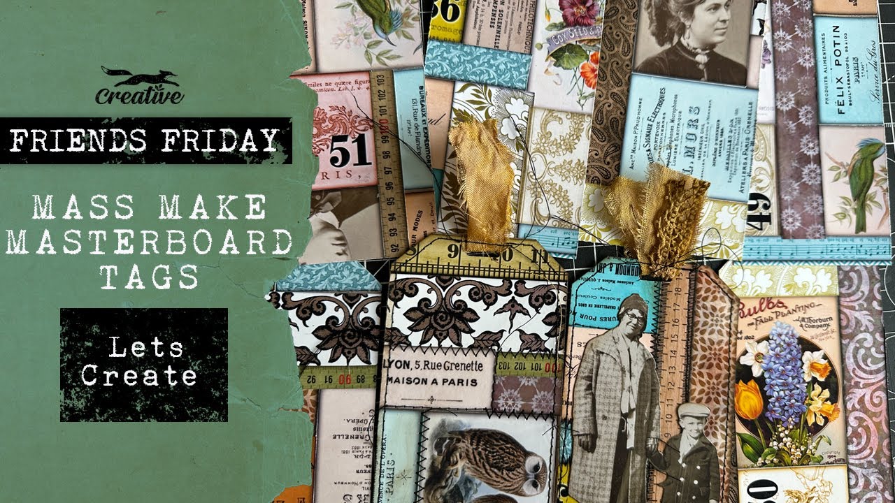 It's Friday: Lets Mass Make Tags from a Masterboard! #jjmassmakemarch