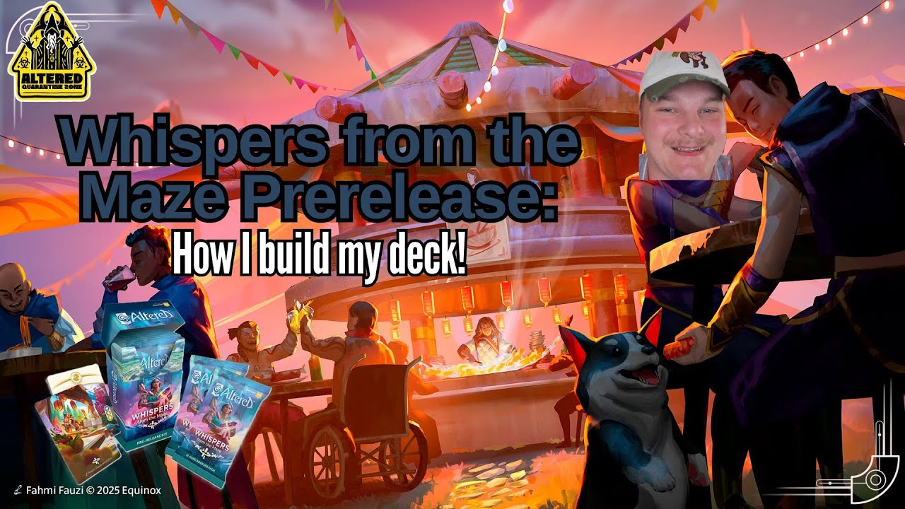 Building My Whispers from the Maze Prerelease Deck (Altered TCG)
