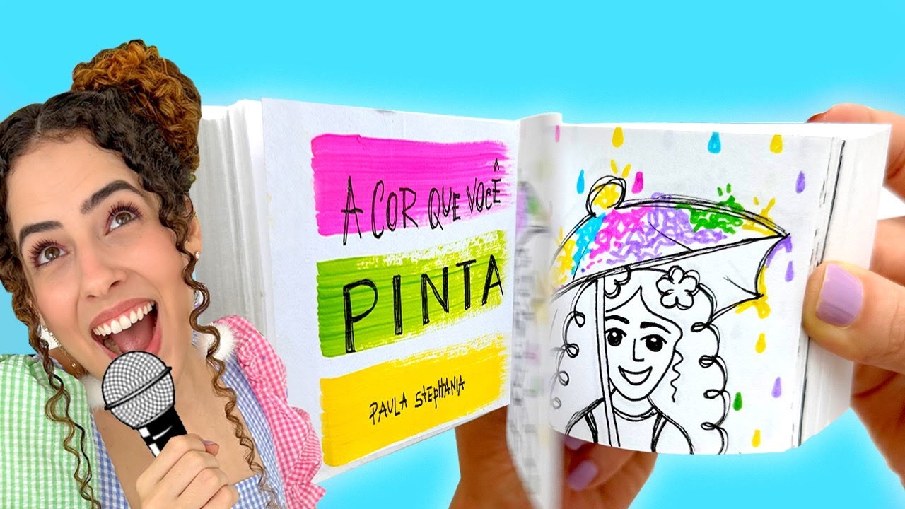 FIZ meu 1º FLIPBOOK pro CLIPE da MUSICA NOVA! Criando meu clipe #1