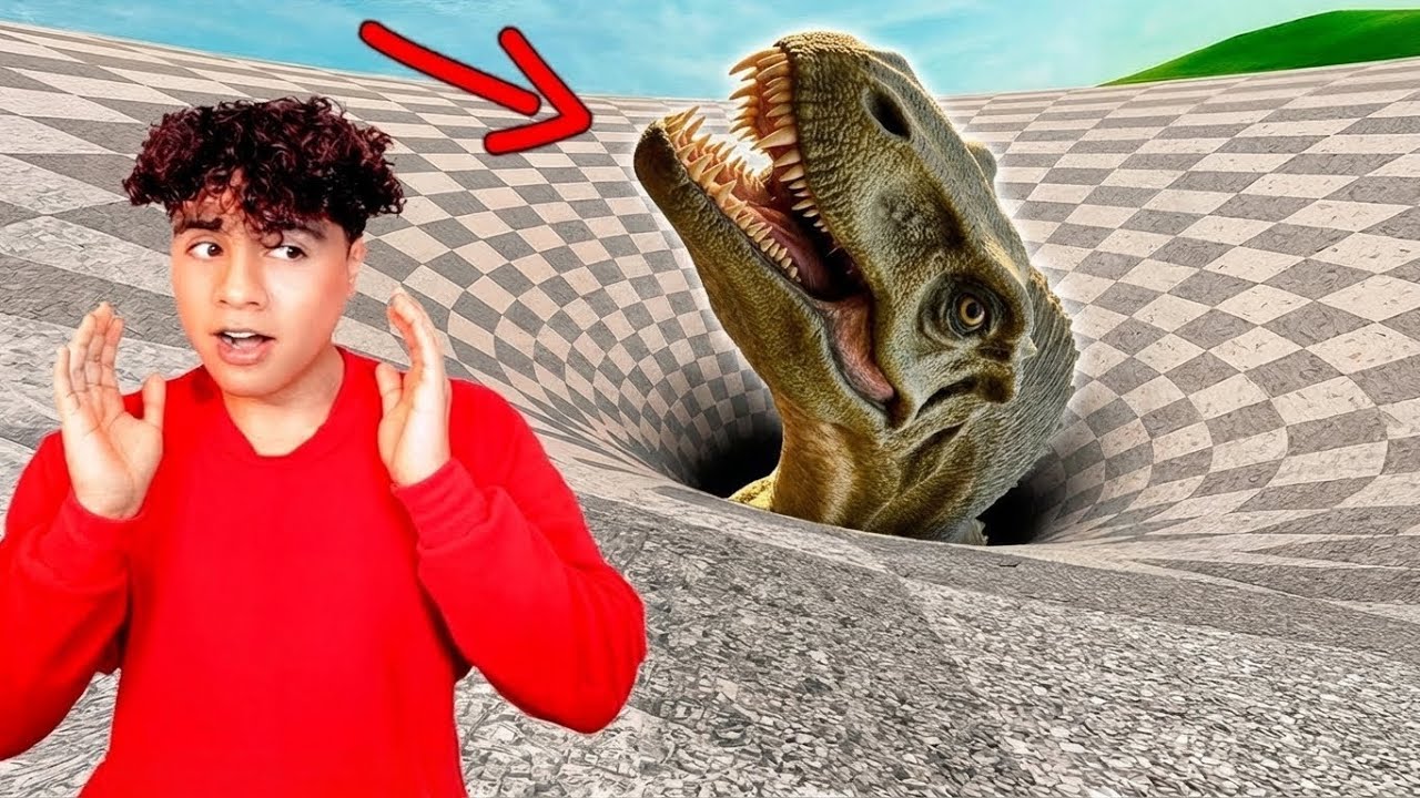 DINOSAURIOS VS EMBUDO INFINITO?!