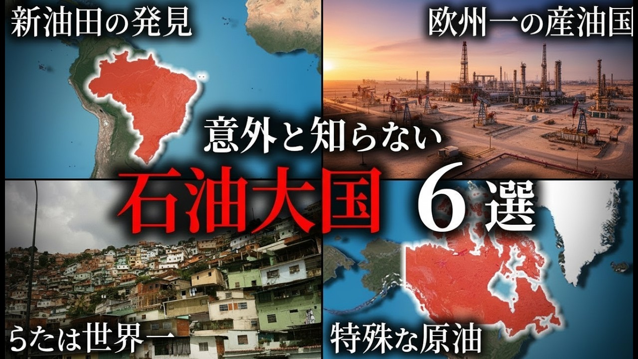 中東以外の石油大国6選【ゆっくり解説】