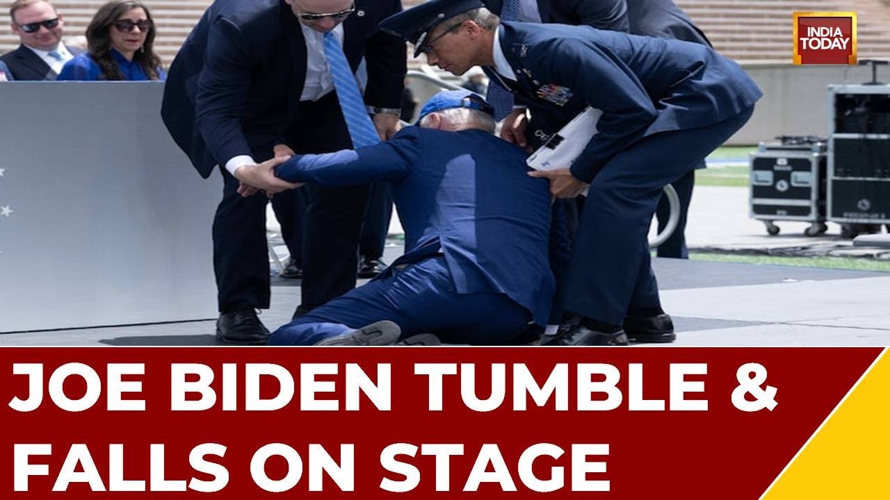 US President Joe Biden Trips, Falls At Colorado Event | Watch