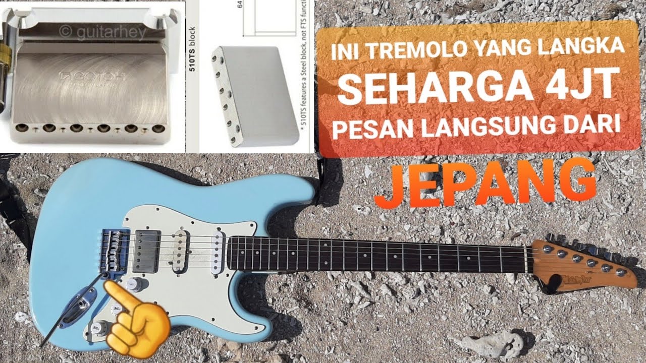 GOTOH 510TS-SF1 STEEL BLOCK |TREMOLO/BRIDGE GITAR | Made in Japan
