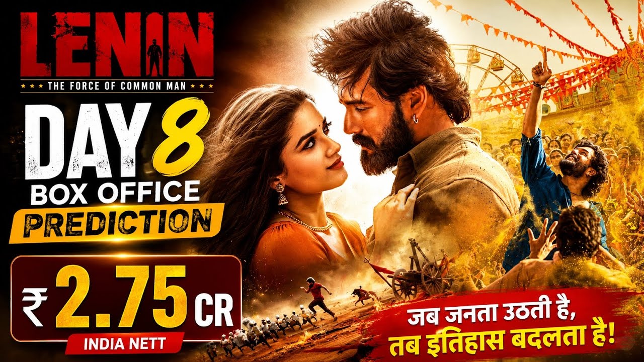 Lenin Movie Day 8 Box Office Collection, total worldwide collection,lenin hit or flop,Akhil Akkineni