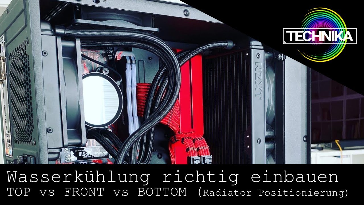 AiO richtig einbauen - richtige und falsche Radiator Platzierung!