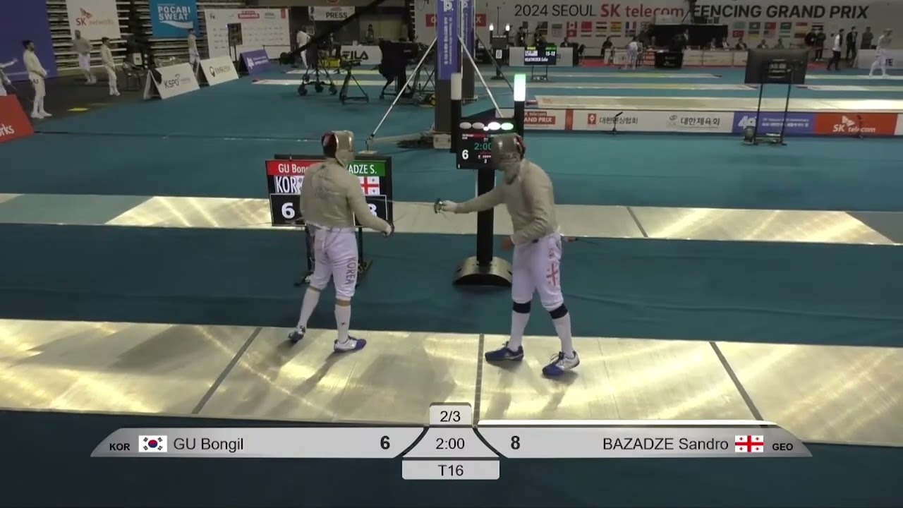 Seoul Grand Prix 2024 SMS - L16 - Gu Bon Gil KOR v Sandro Bazadze GEO