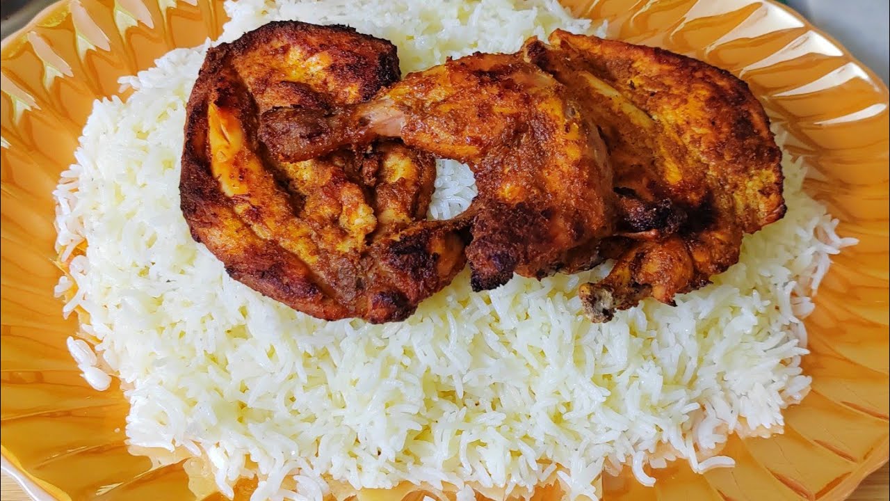 ওভেন চিকেন বাটার রাইস রেসিপি 