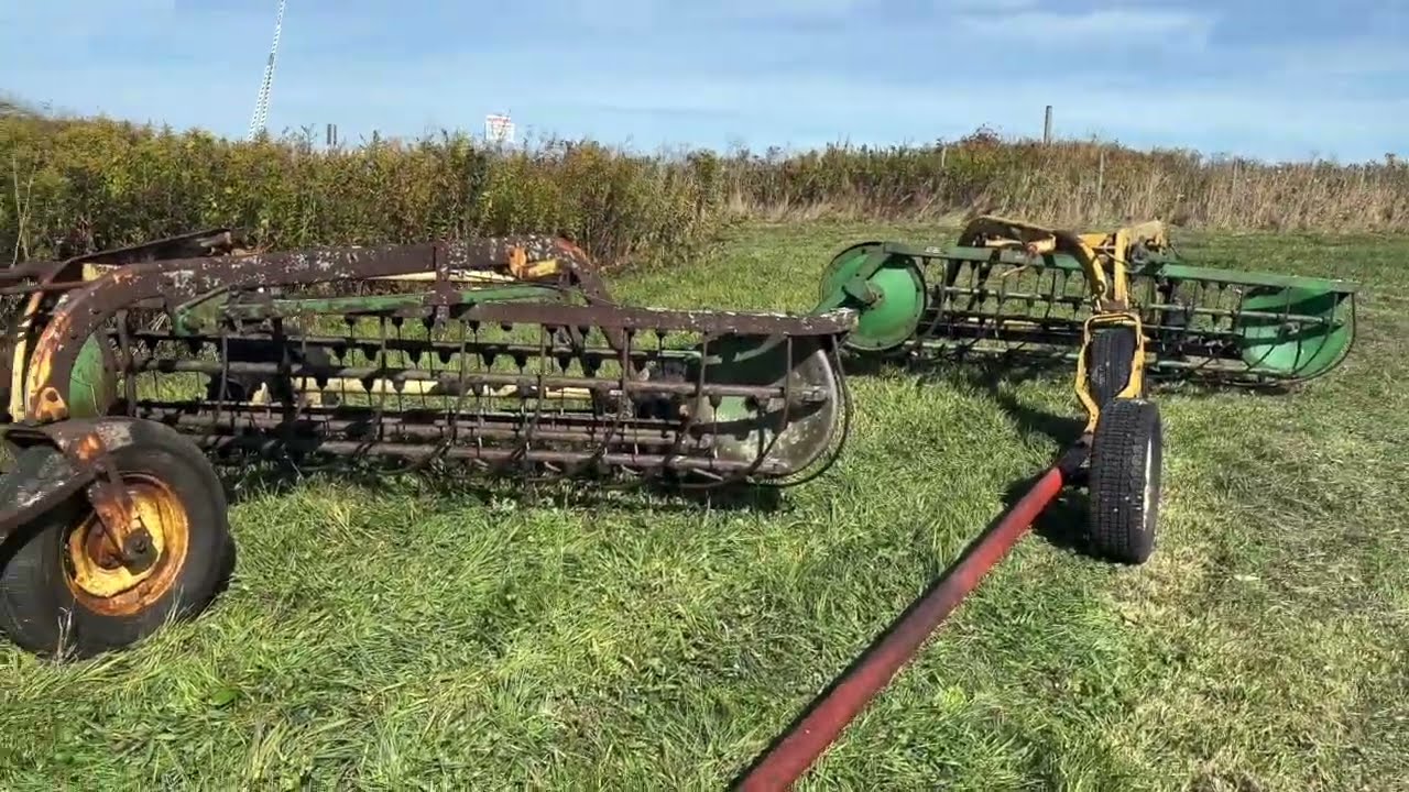 Using Tandem Hay rakes