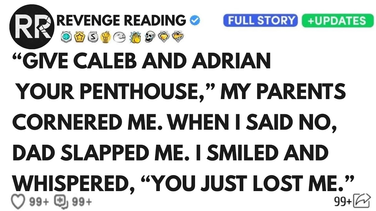 At My Brother’s Wedding, My Parents Demanded My Penthouse — Dad Slapped Me In Front Of Everyone.