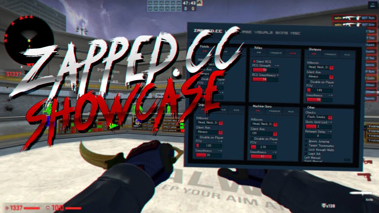 ZAPPED.CC SHOWCASE | BEST LEGIT & RAGE CHEAT | CHEAP