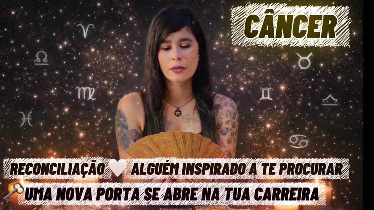 CÂNCER♋️ Reconciliação 💜 Alguém está sendo inspirado a te procurar •🗝️Nova oportunidade profissional