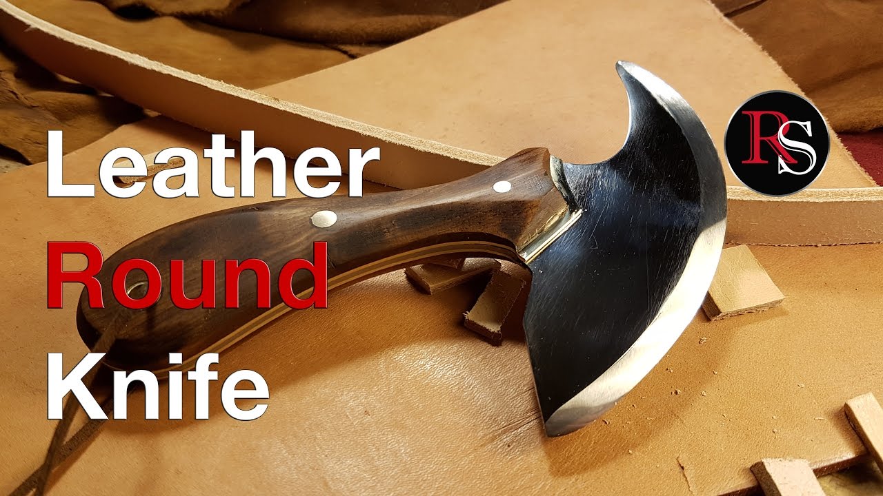 How To Make A Leather Round Knife - Knifemaking