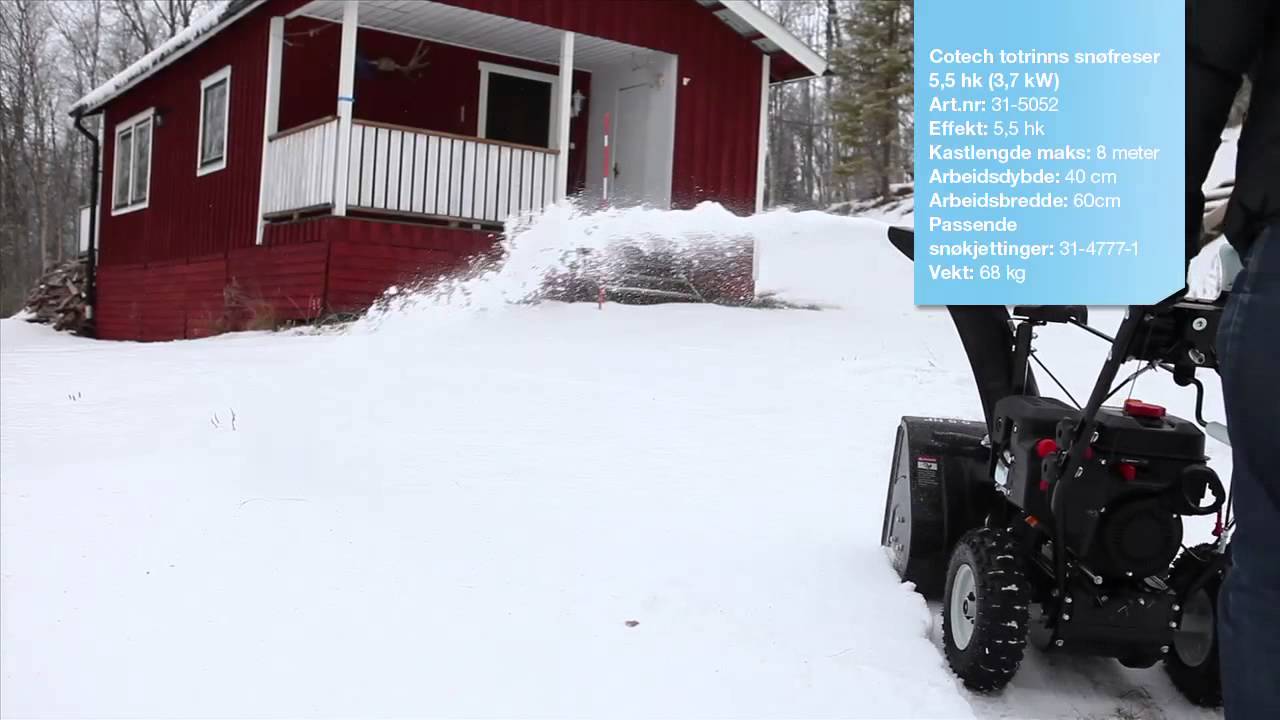 Snøfresere - Clas Ohlson