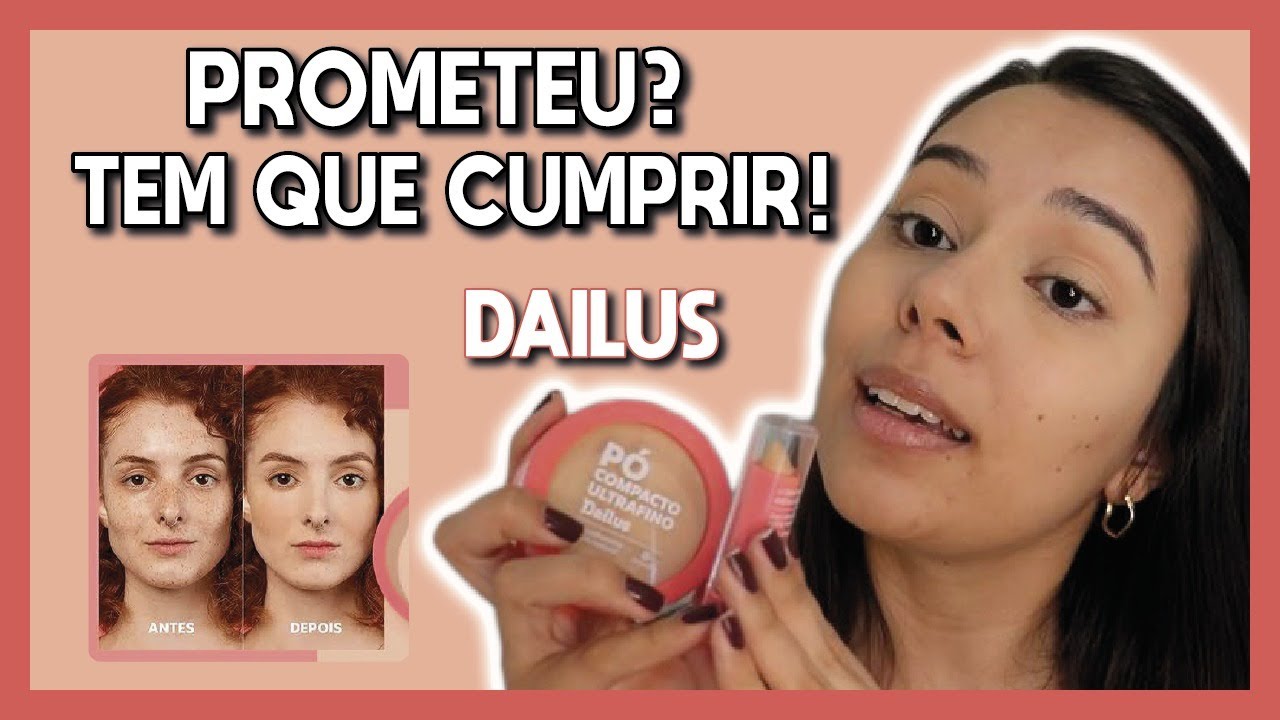 TESTEI o LANÇAMENTO da DAILUS: PÓ COMPACTO *VEGANO* de ALTA COBERTURA - Aline Limes