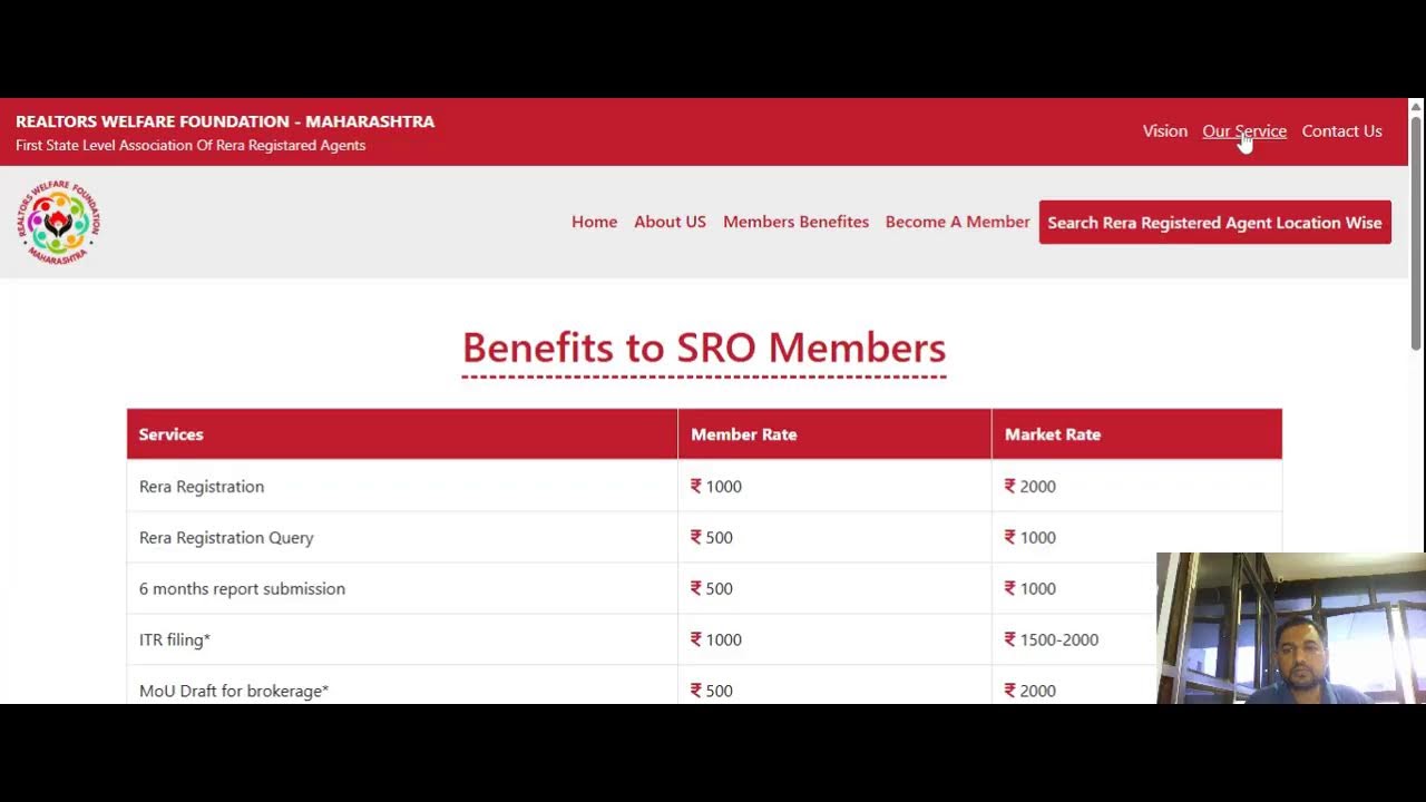 MahaRERA Portal Live Demo