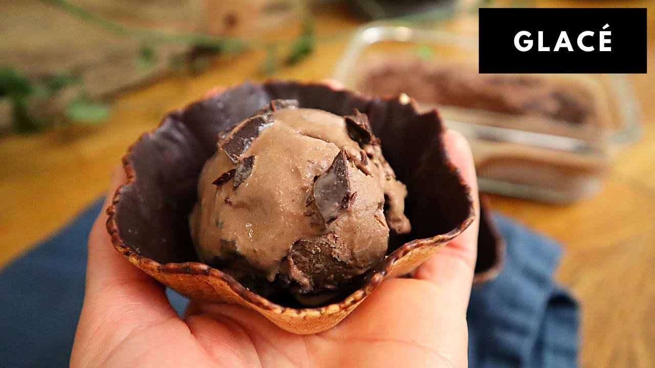 COMMENT FAIRE UNE GLACE AU CHOCOLAT ? Avec Sorbetière AICOK