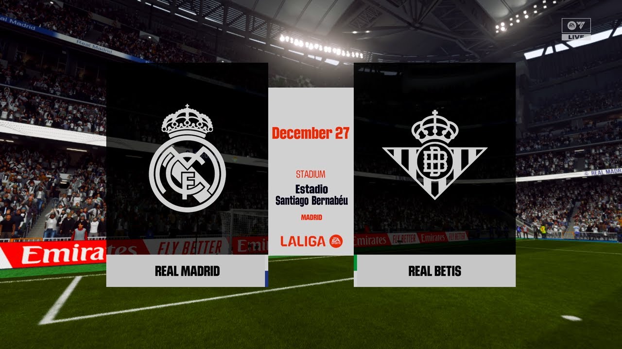 FC 26 - Real Madrid vs. Real Betis - LaLiga 25/26 Full Match [4K60]