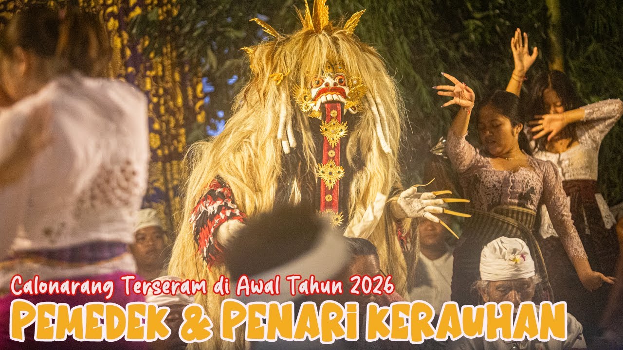 CALONARANG TERSERAM AWAL TAHUN | Penari Sisya & Pemedek Kerauhan Ida Sesuhunan Napak Pertiwi